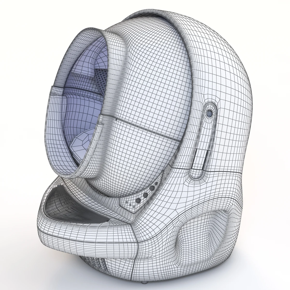 Litter-Robot 3 Connect 3D Model_016
