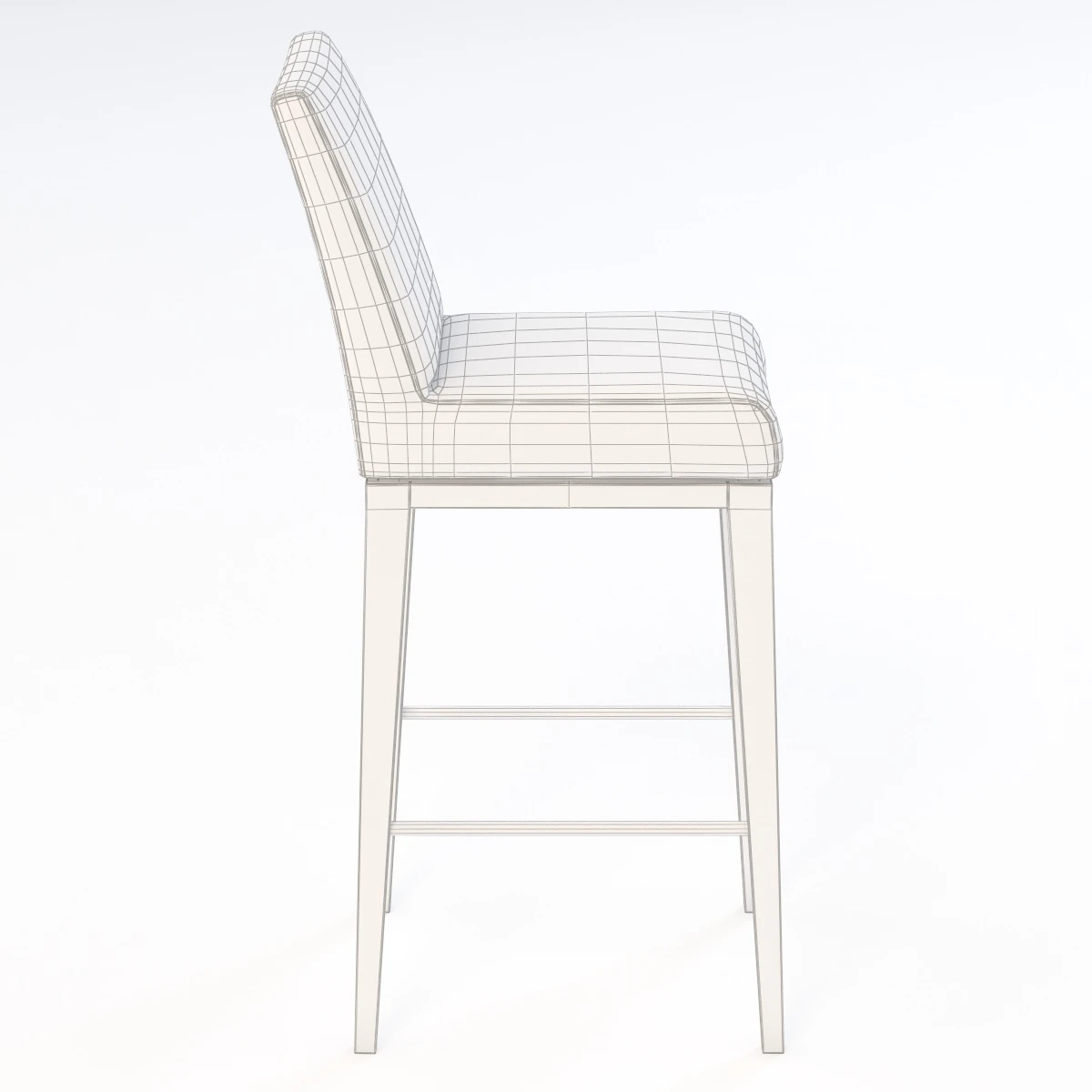 Loewenstein 9557b Elide Back Barstool 3D Model_012