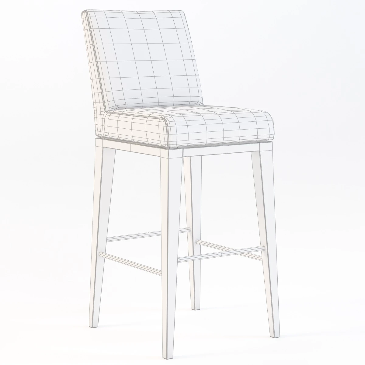 Loewenstein 9557b Elide Back Barstool 3D Model_010
