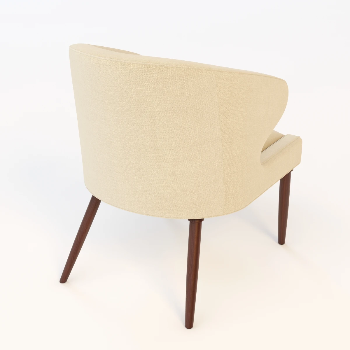 Lorae Arm Chair 3D Model_04