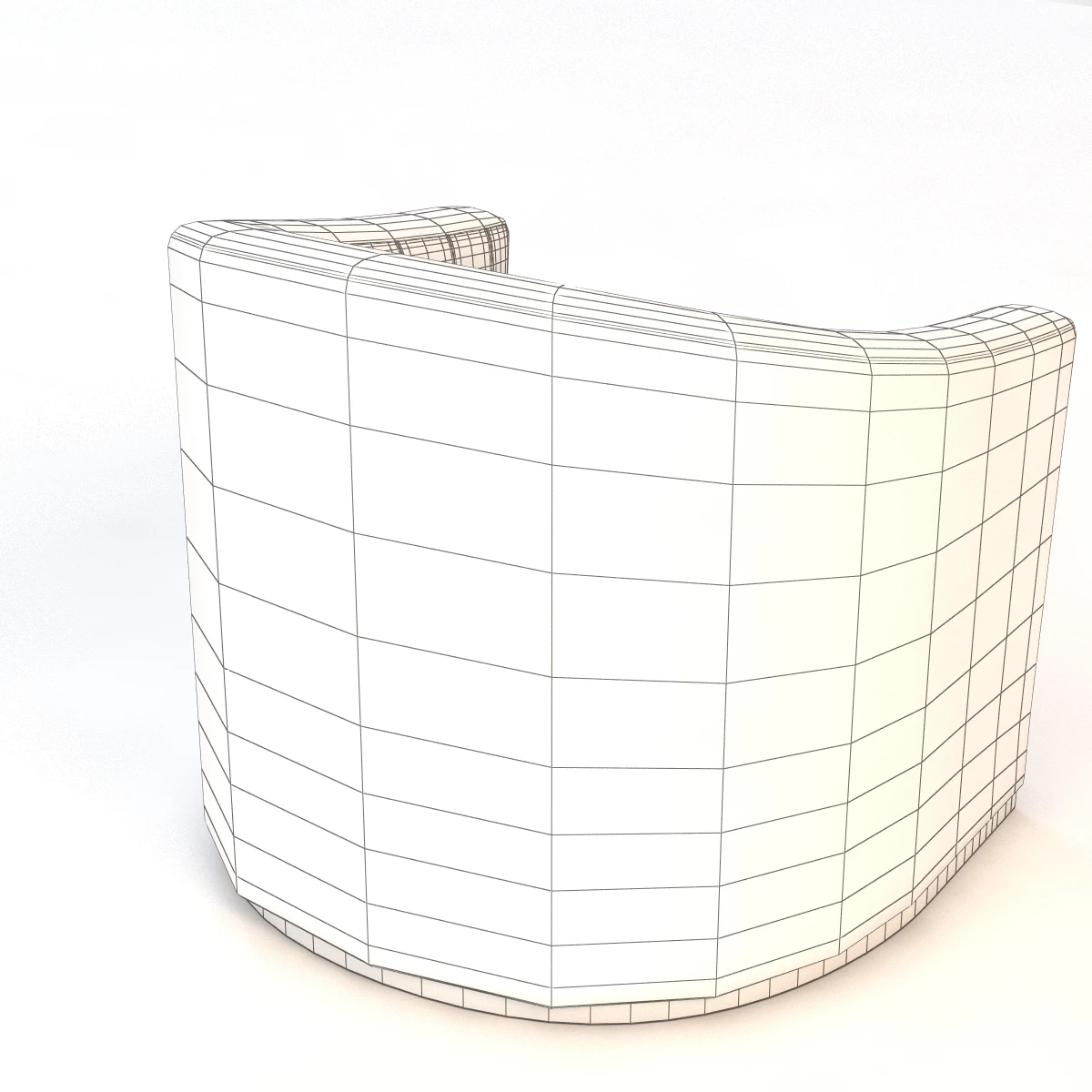 Louise Armchair Munna Maria Bruno Neo 3D Model_012