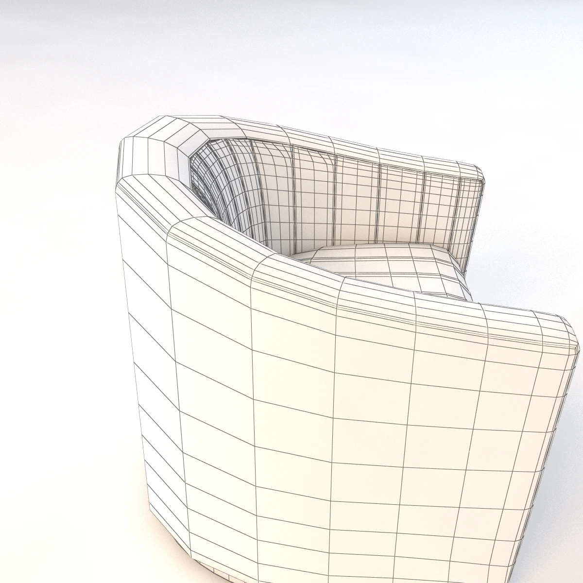 Louise Armchair Munna Maria Bruno Neo 3D Model_011