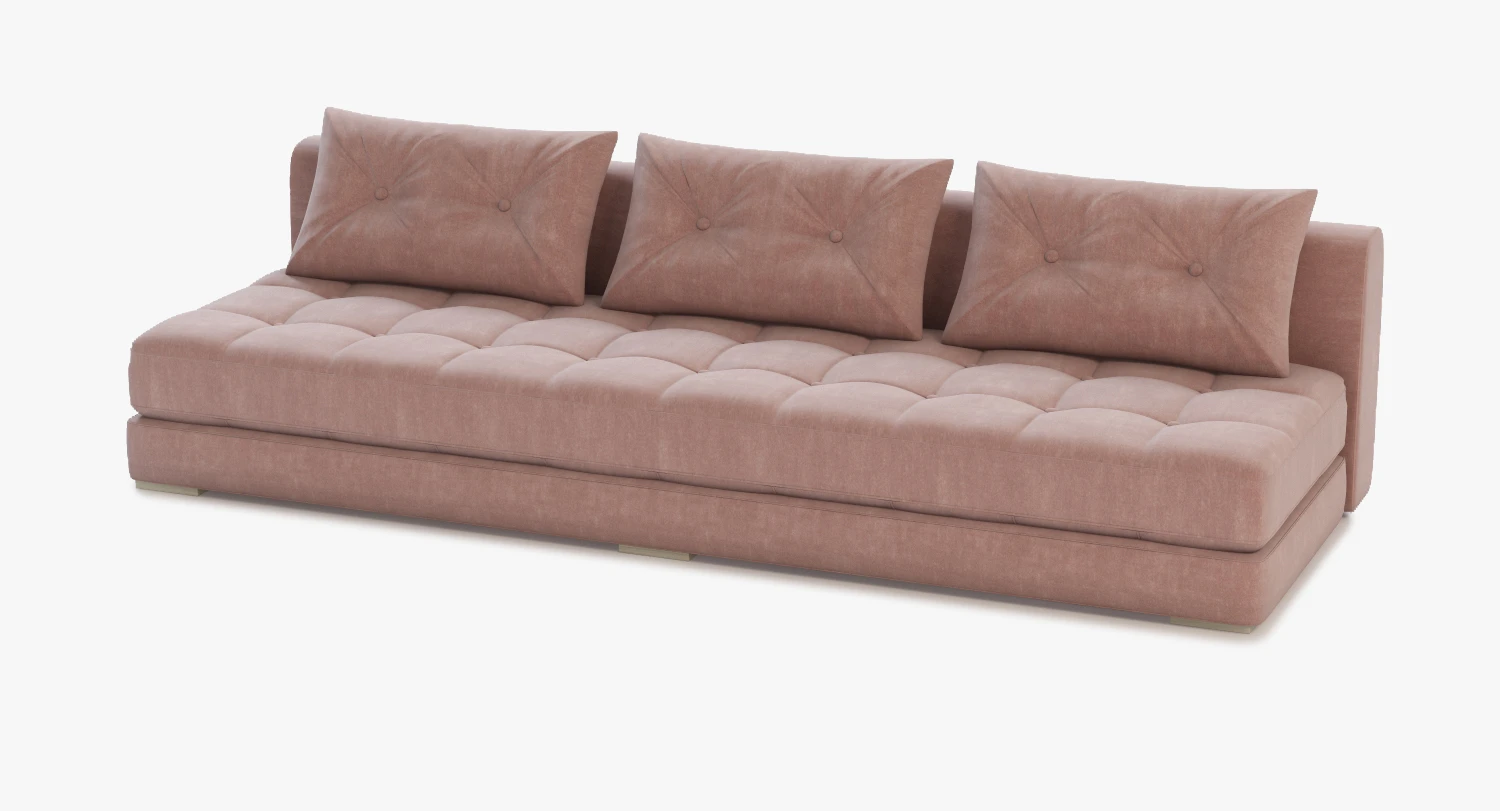 Lounge Sofa 3D Model_03
