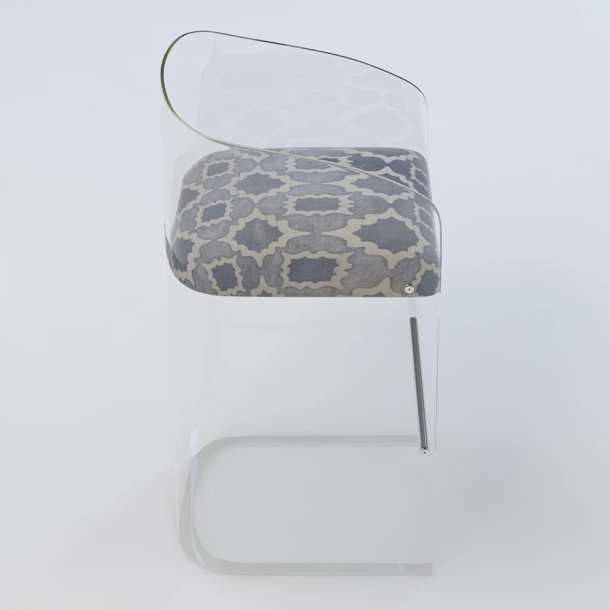 Lucite Barstool 3D Model_03