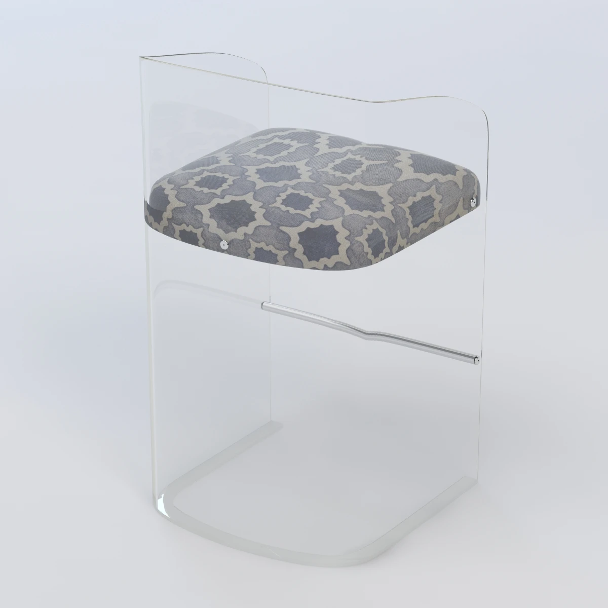 Lucite Barstool 3D Model_04