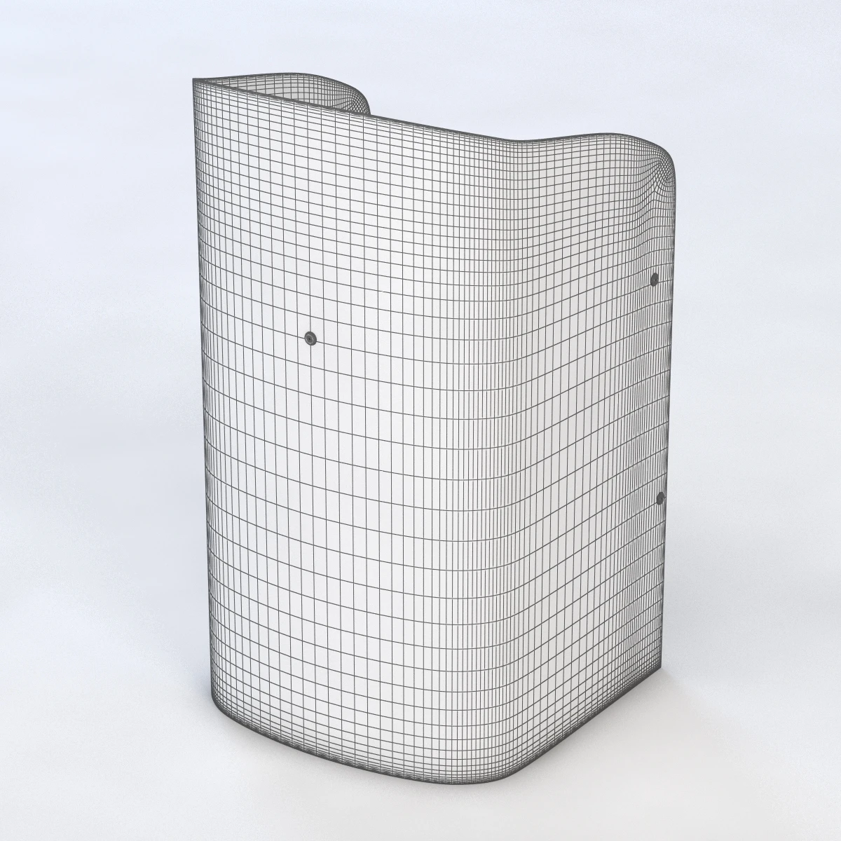 Lucite Barstool 3D Model_012