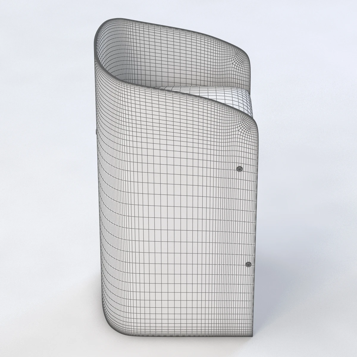 Lucite Barstool 3D Model_011