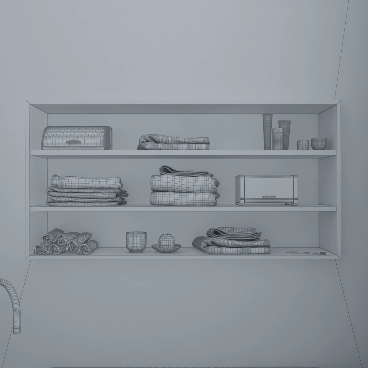Luxurious Modern Bathroom 3D Model_09