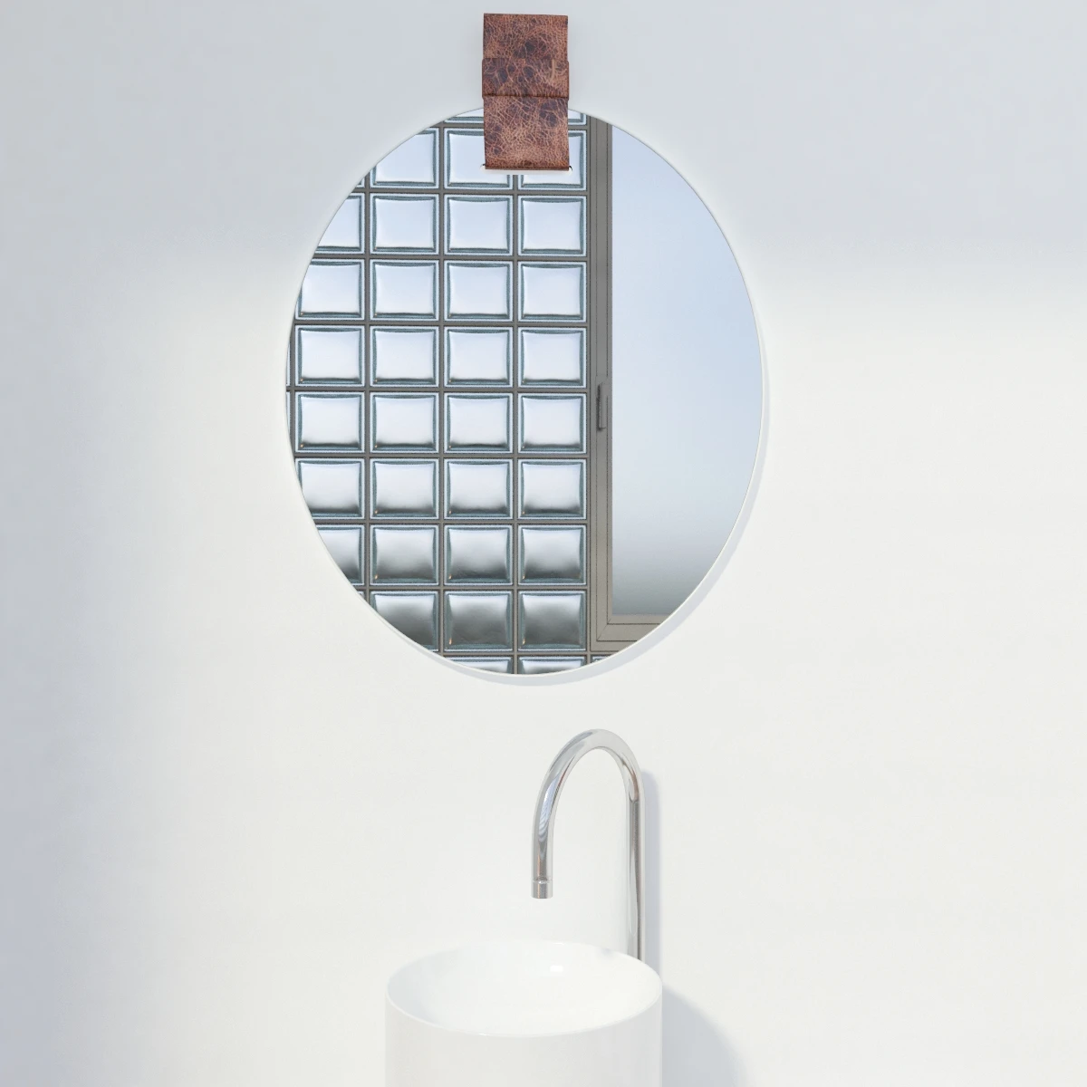 Luxurious Modern Bathroom 3D Model_06