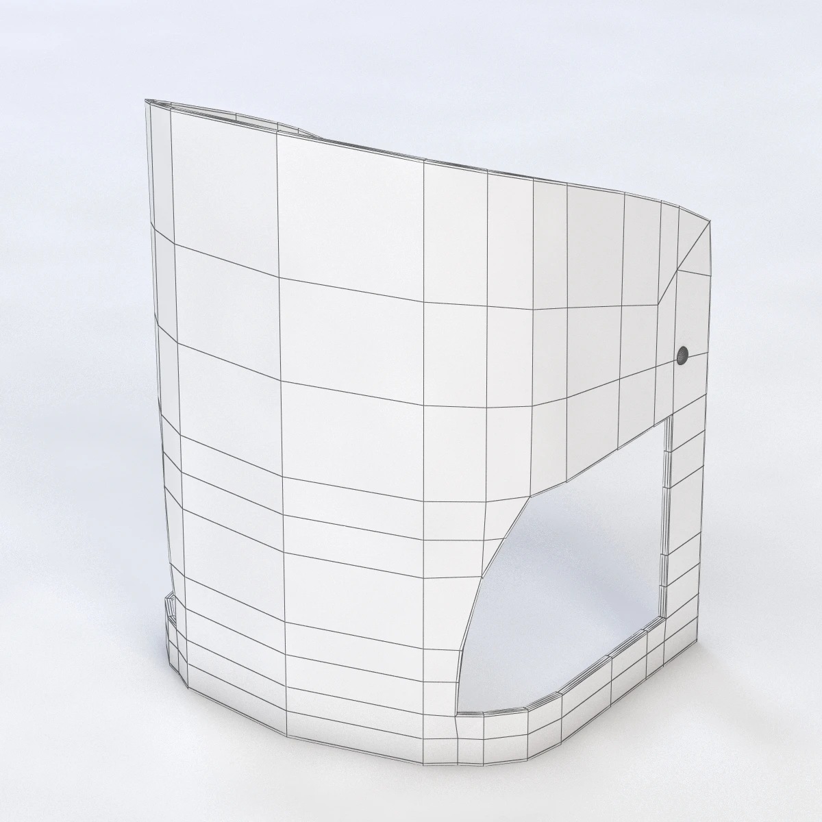 Lucite Chair 3D Model_014