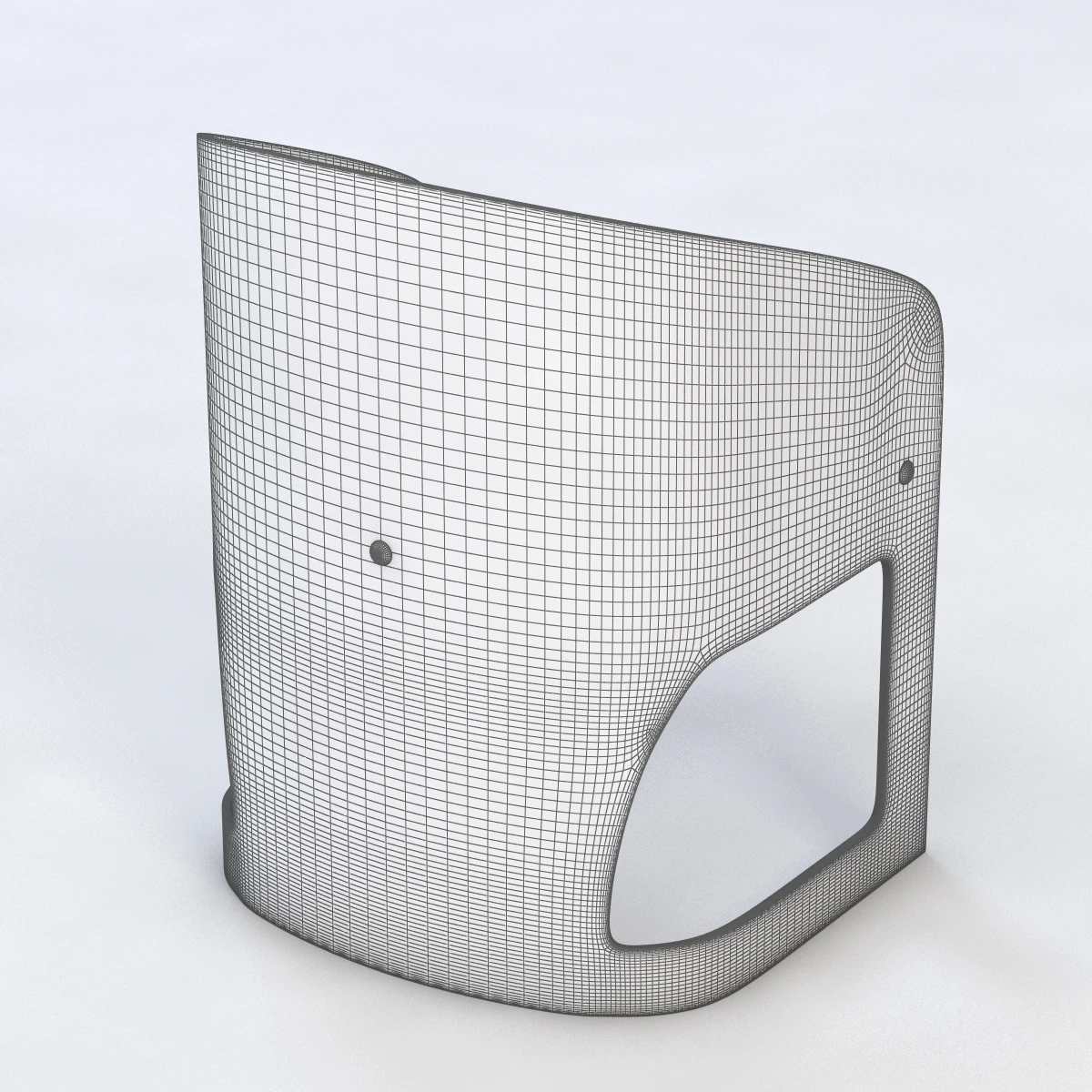 Lucite Chair 3D Model_013