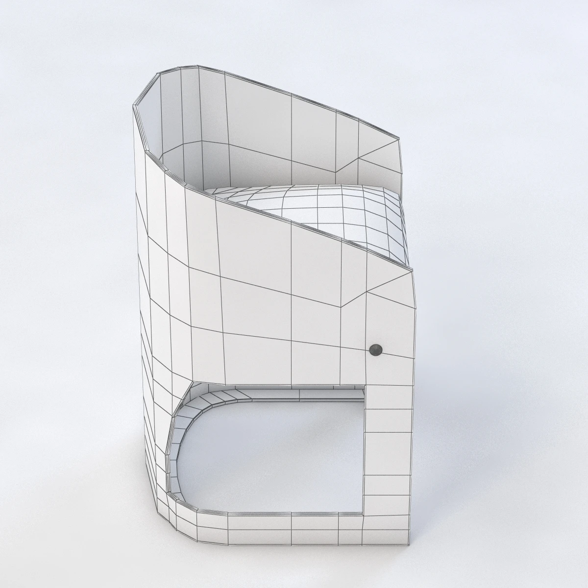 Lucite Chair 3D Model_012