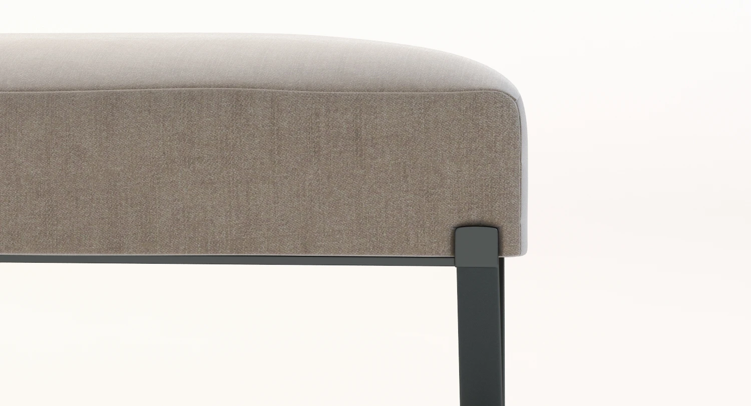 Madame X Bench 3D Model_06