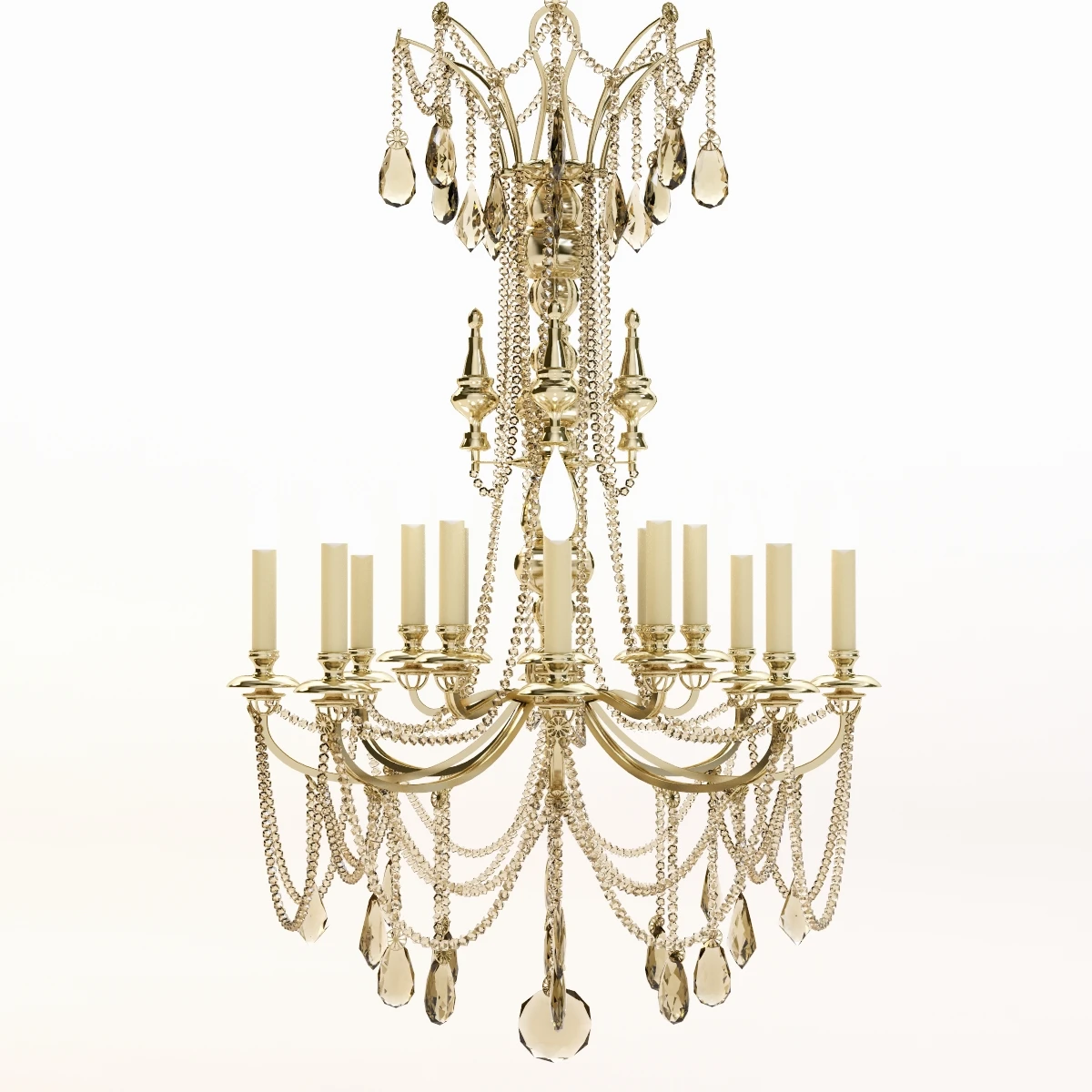 Classic Chandelier 5 3D Model_01