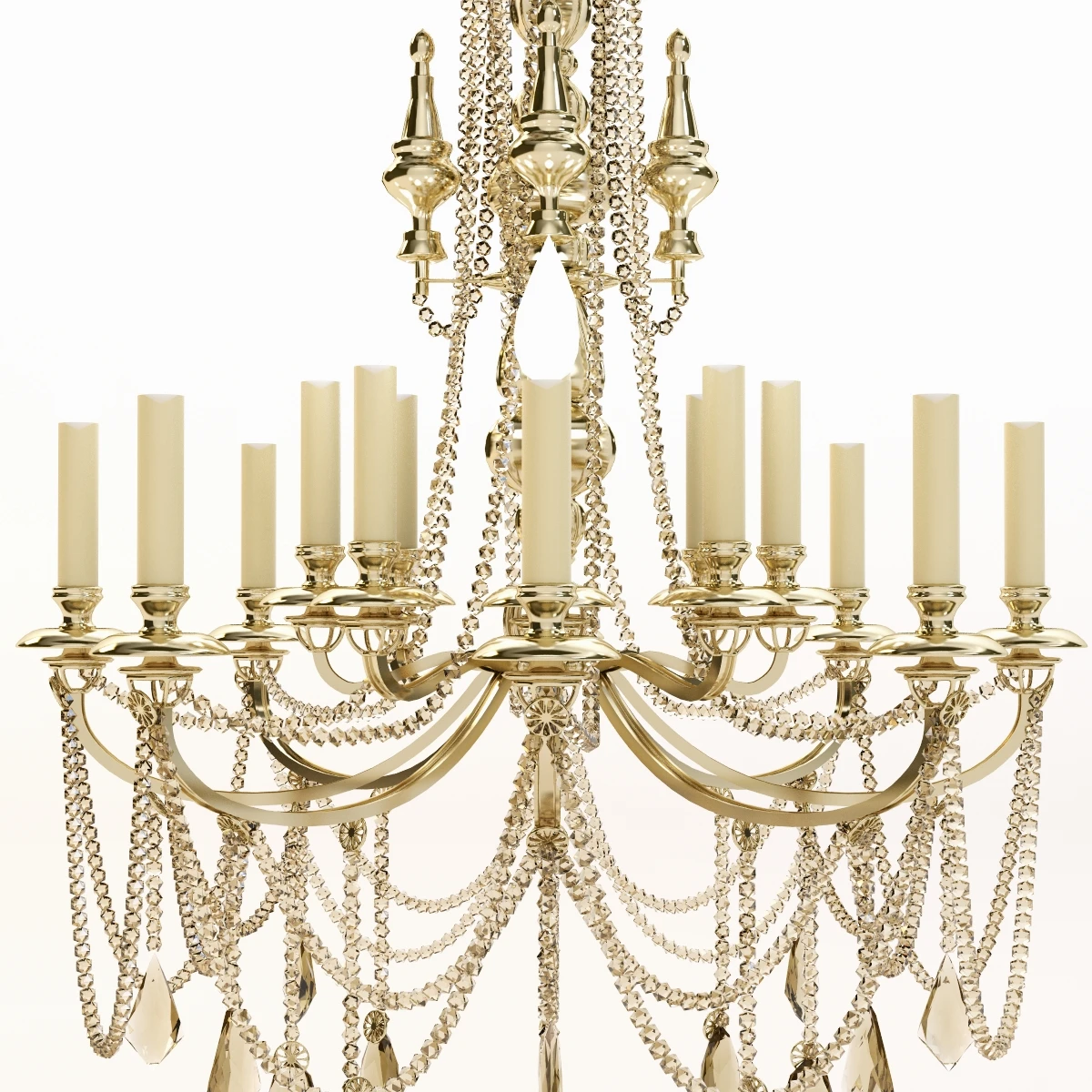 Classic Chandelier 5 3D Model_04