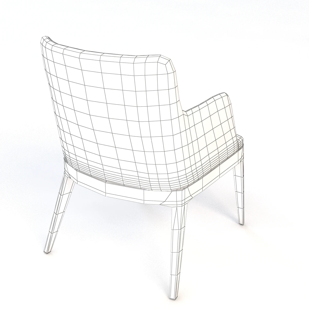 Magda De Cattelan Italia Chair 3D Model_012