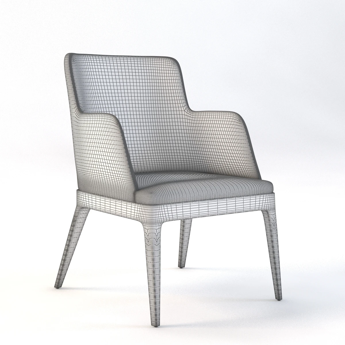 Magda De Cattelan Italia Chair 3D Model_010