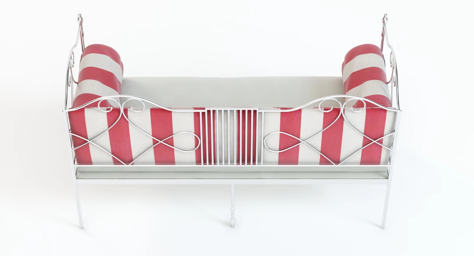 Classic Day Bed 3D Model_05