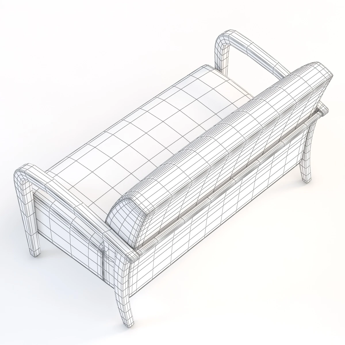 Marco Grande Ii-736-2 Two Seater Sofa 3D Model_013