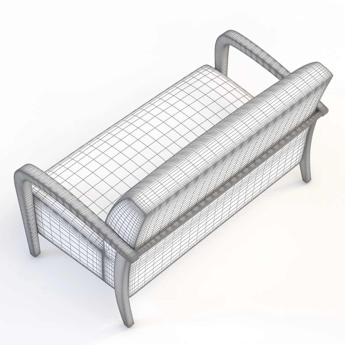 Marco Grande Ii-736-2 Two Seater Sofa 3D Model_014