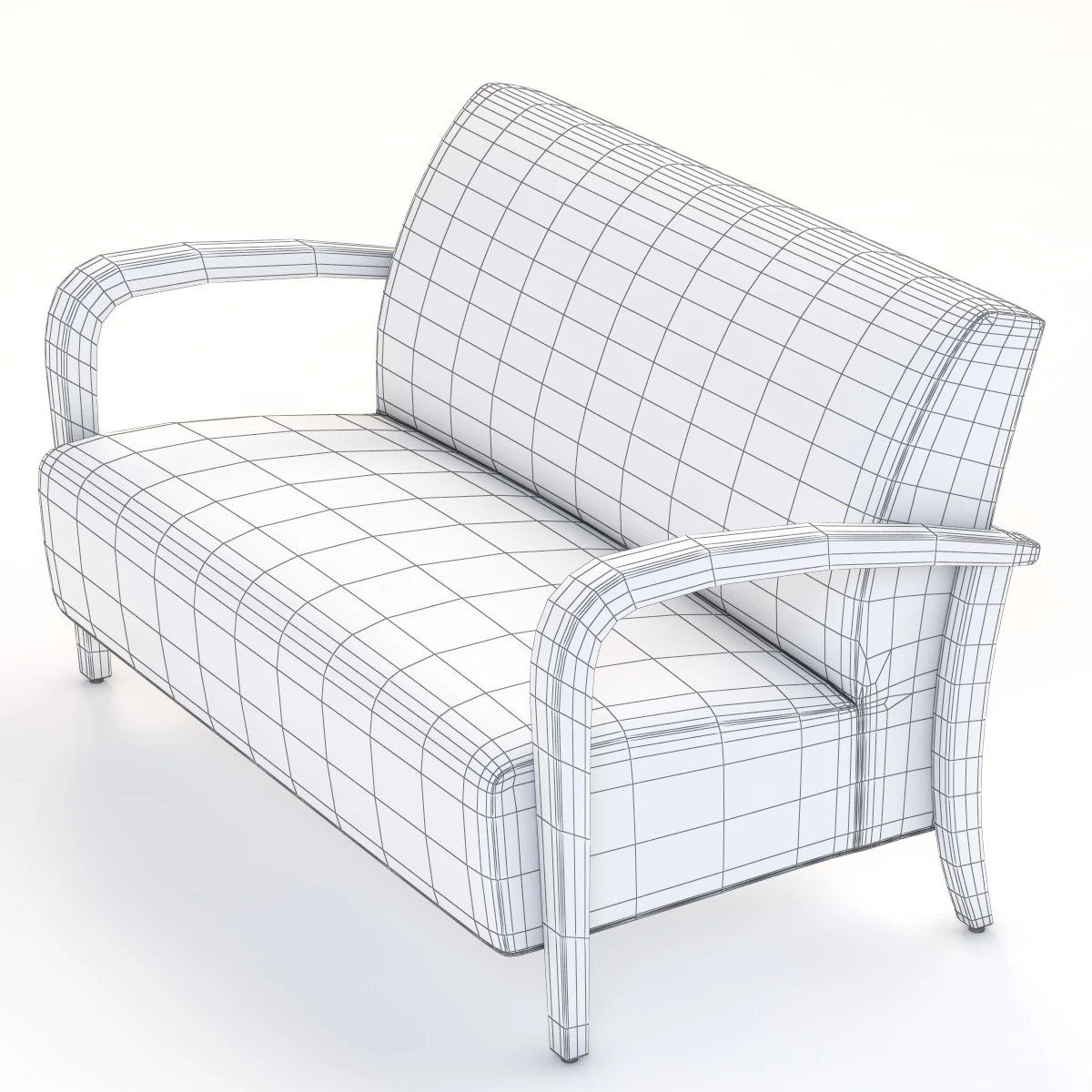 Marco Grande Ii-736-2 Two Seater Sofa 3D Model_011