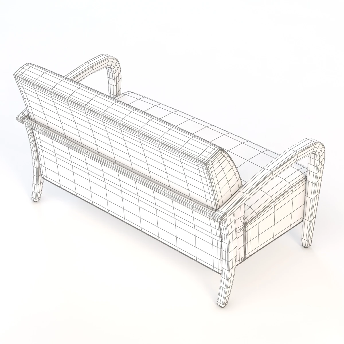 Marco Grande Ii-736-2 Two Seater Sofa 3D Model_015