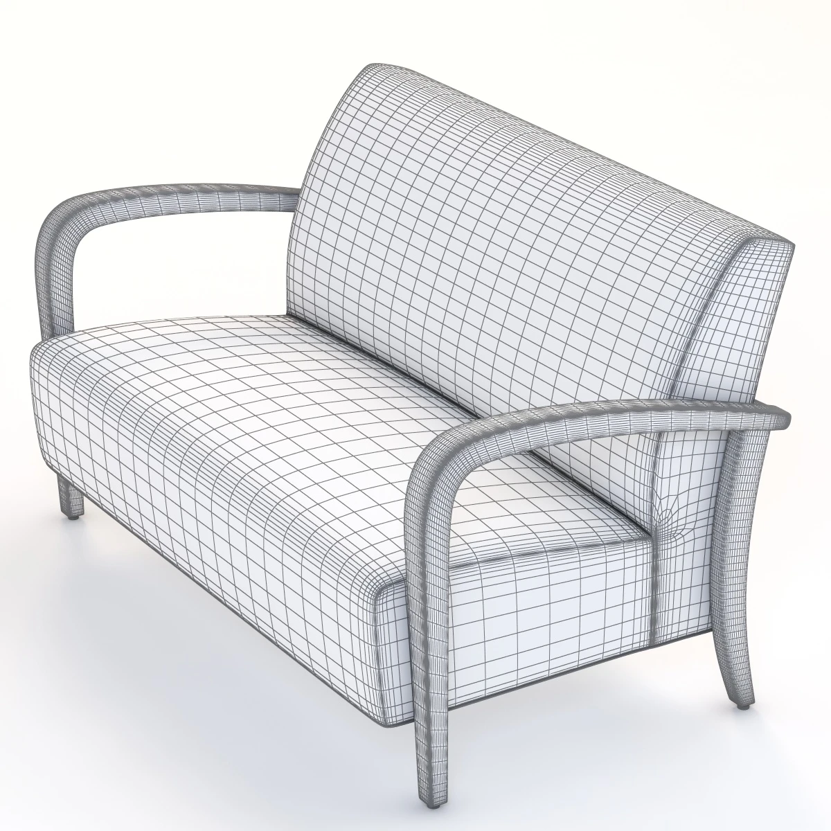 Marco Grande Ii-736-2 Two Seater Sofa 3D Model_012