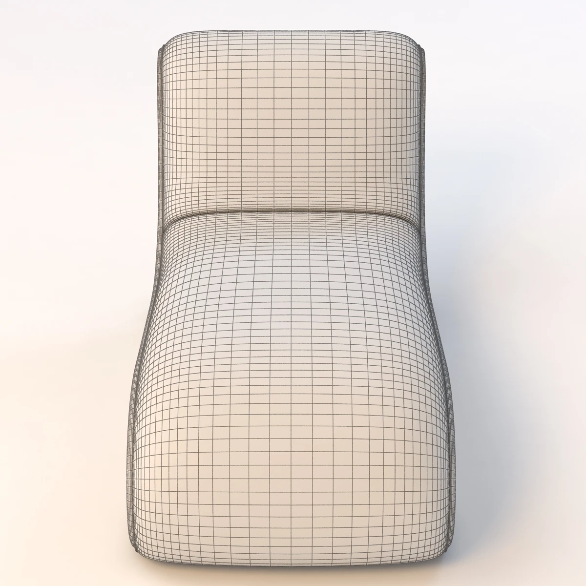 Classic Lounge Snail Sofa 3D Model_010