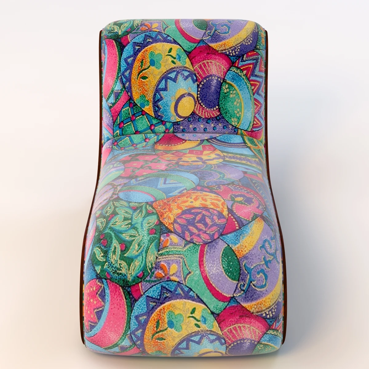 Classic Lounge Snail Sofa 3D Model_03