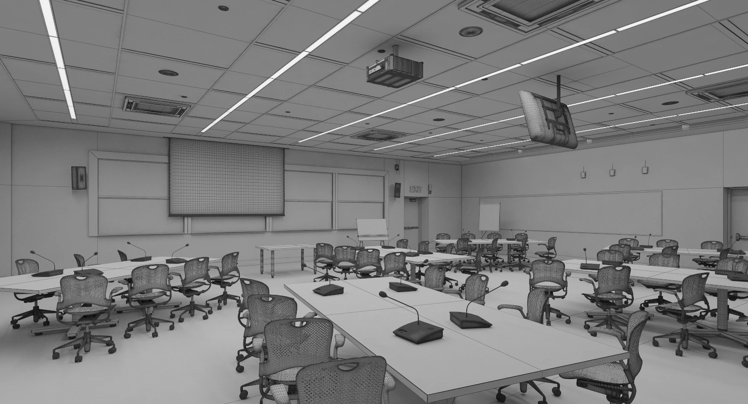 Masterclass Postgraduate Classroom 02 3D Model_012