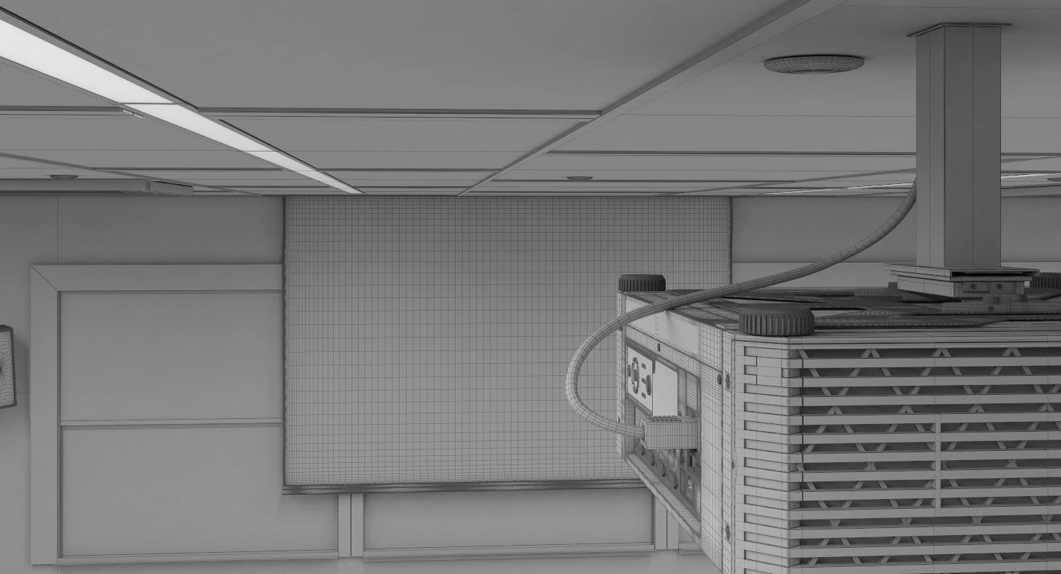 Masterclass Postgraduate Classroom 02 3D Model_013