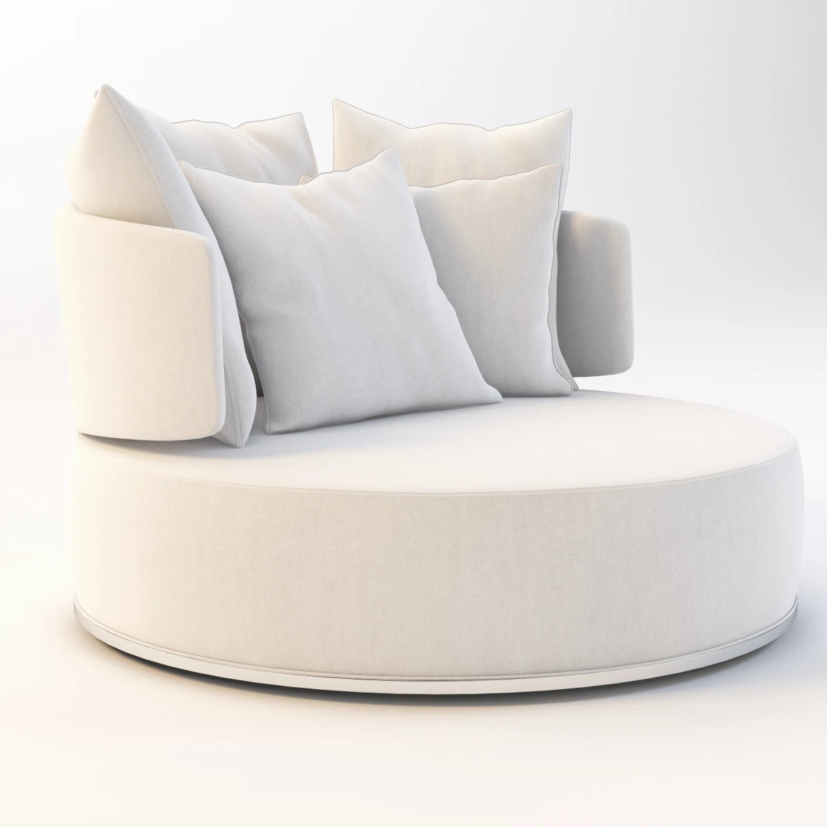 Maxalto Amoenus Sofa 3D Model_01