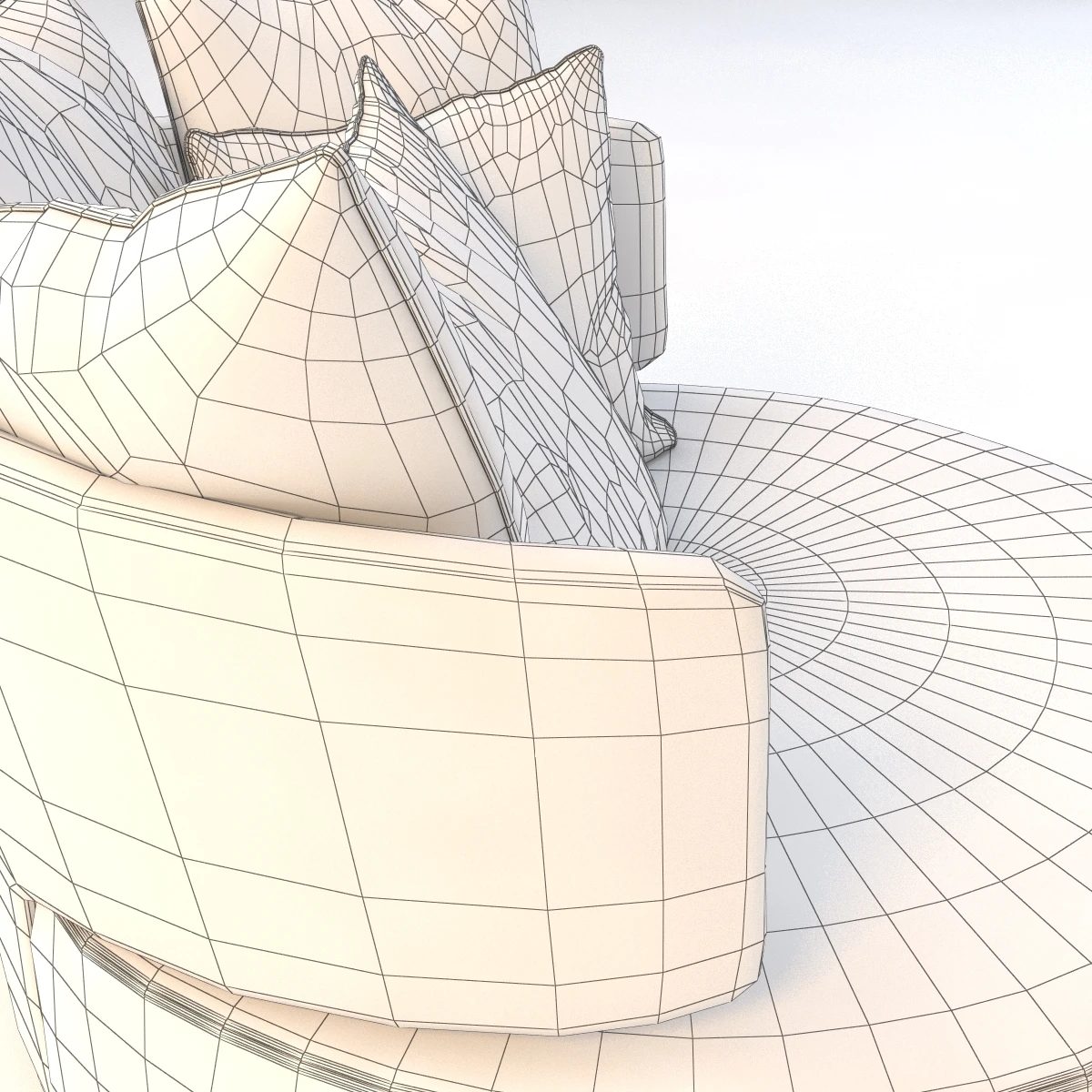 Maxalto Amoenus Sofa 3D Model_011