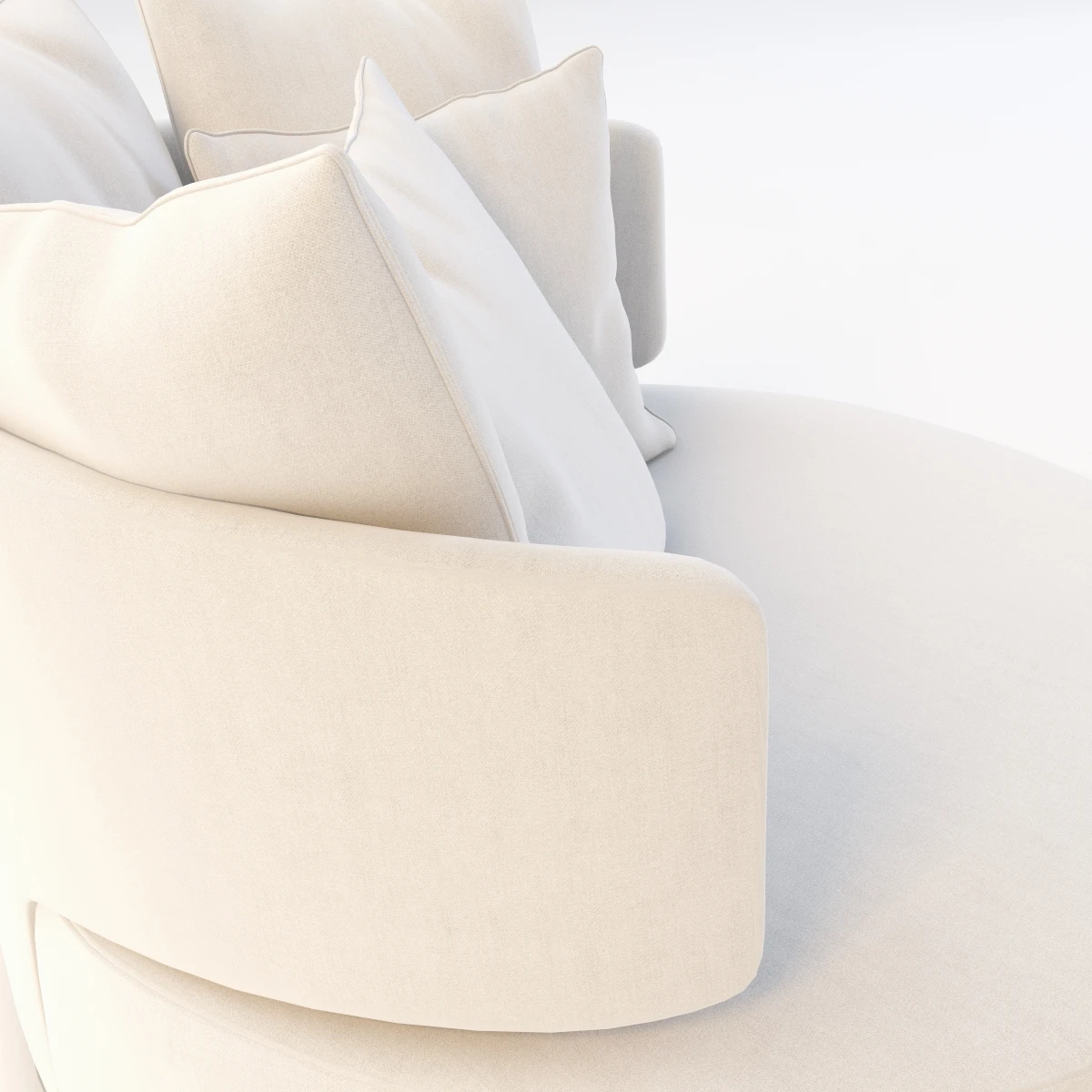 Maxalto Amoenus Sofa 3D Model_03