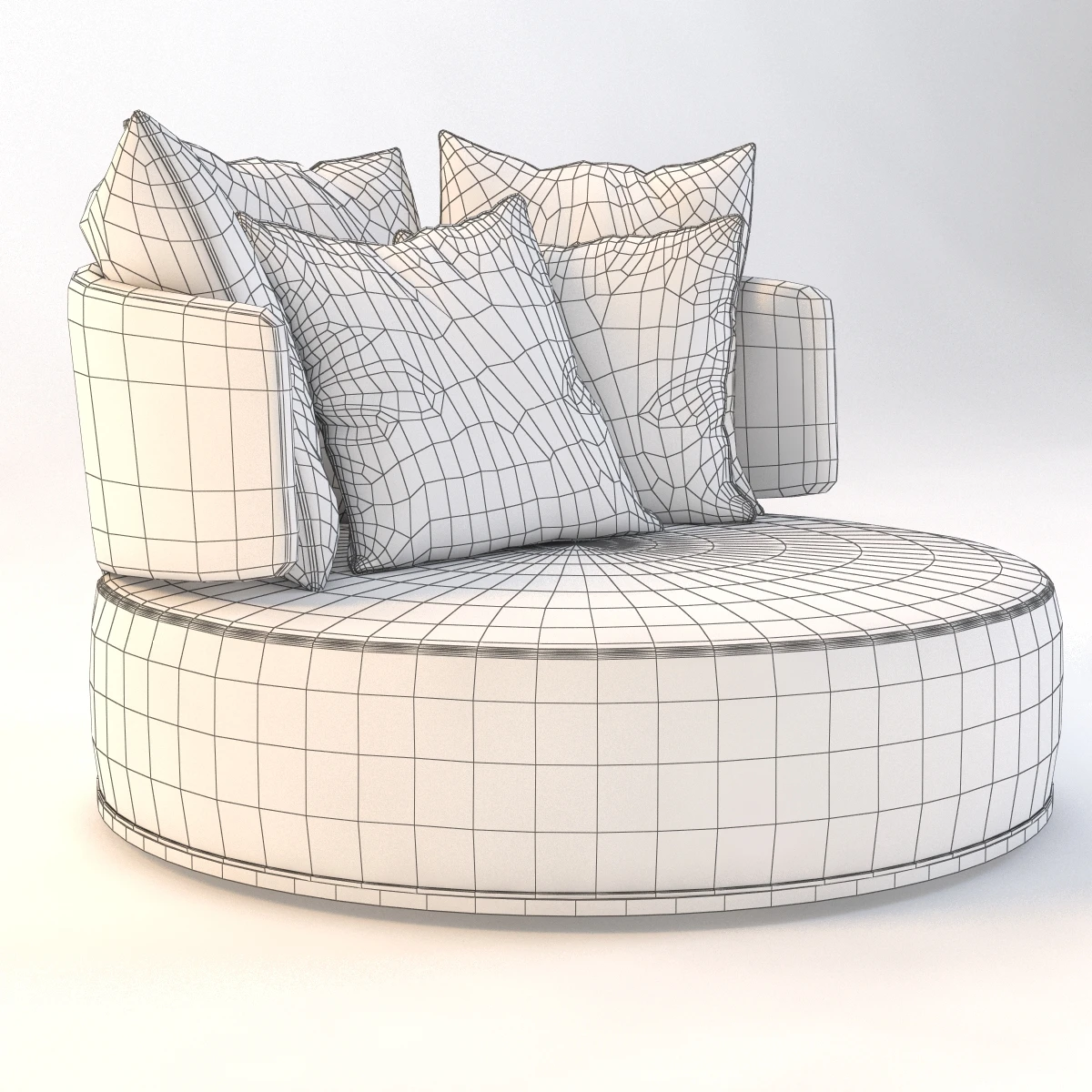 Maxalto Amoenus Sofa 3D Model_09