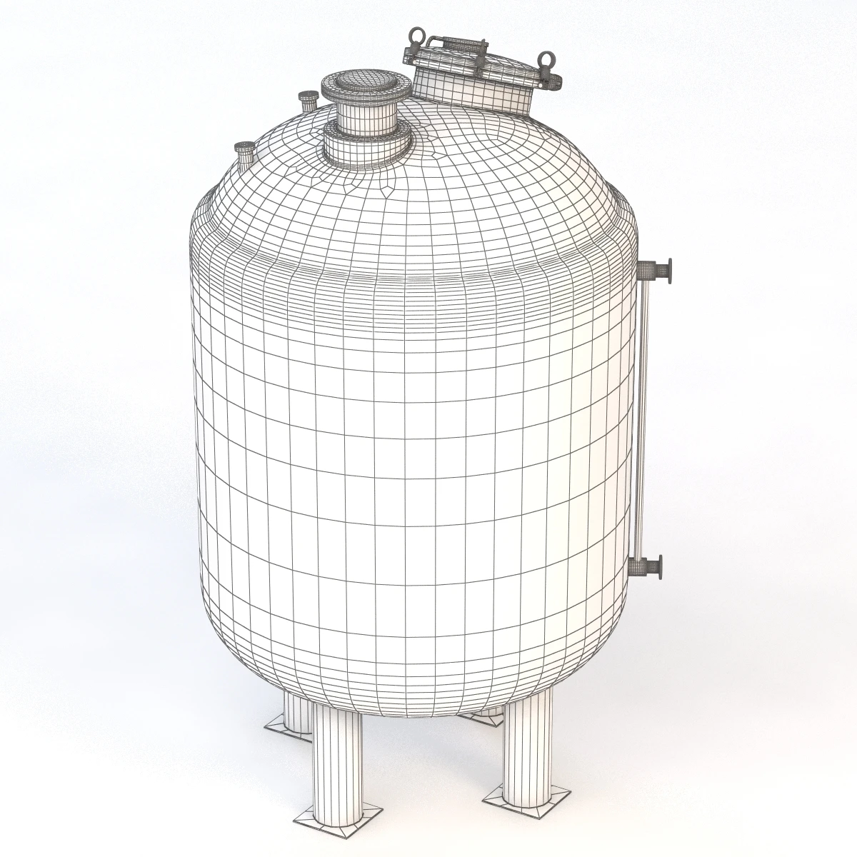 Mayonnaise Making Machine 3D Model_010