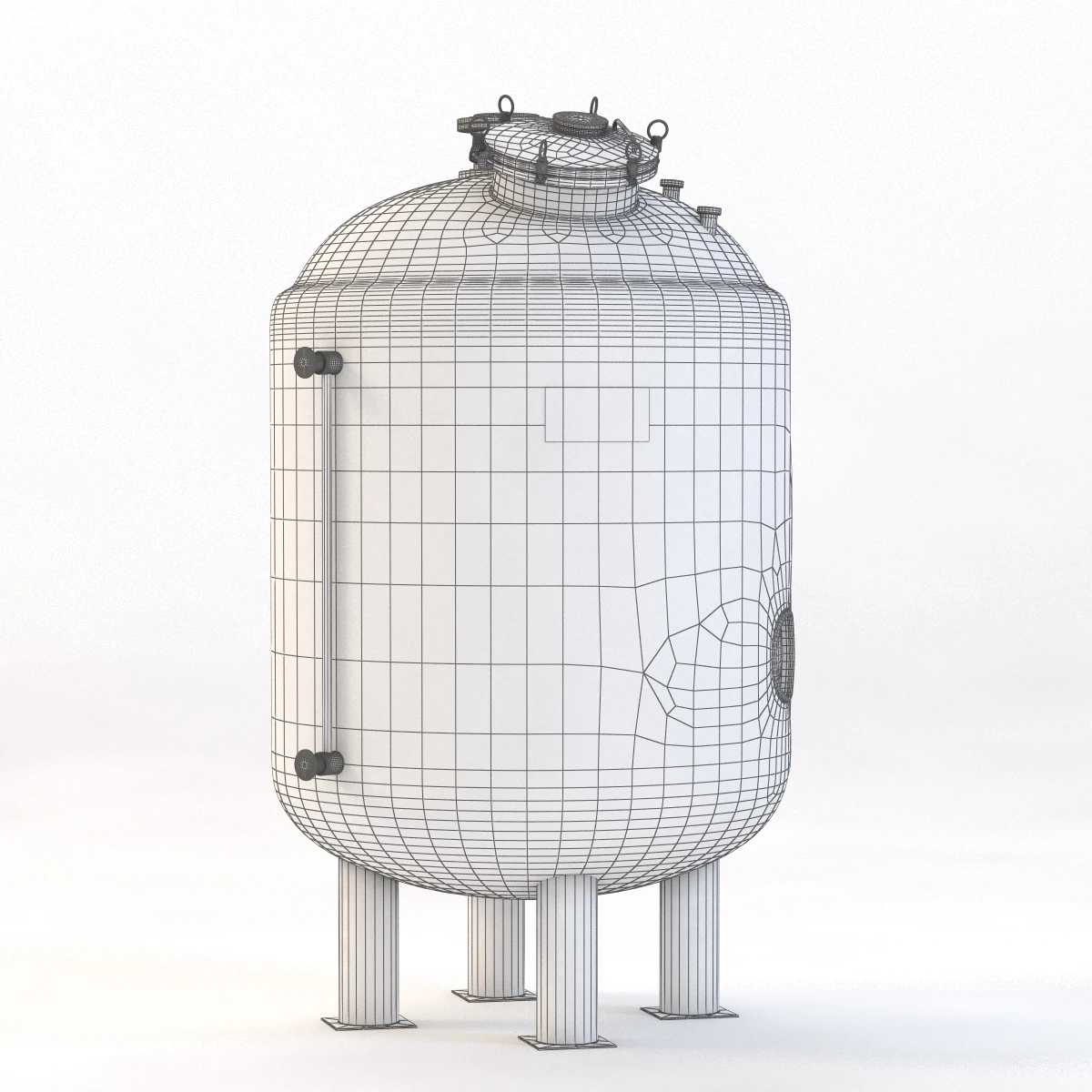 Mayonnaise Making Machine 3D Model_09