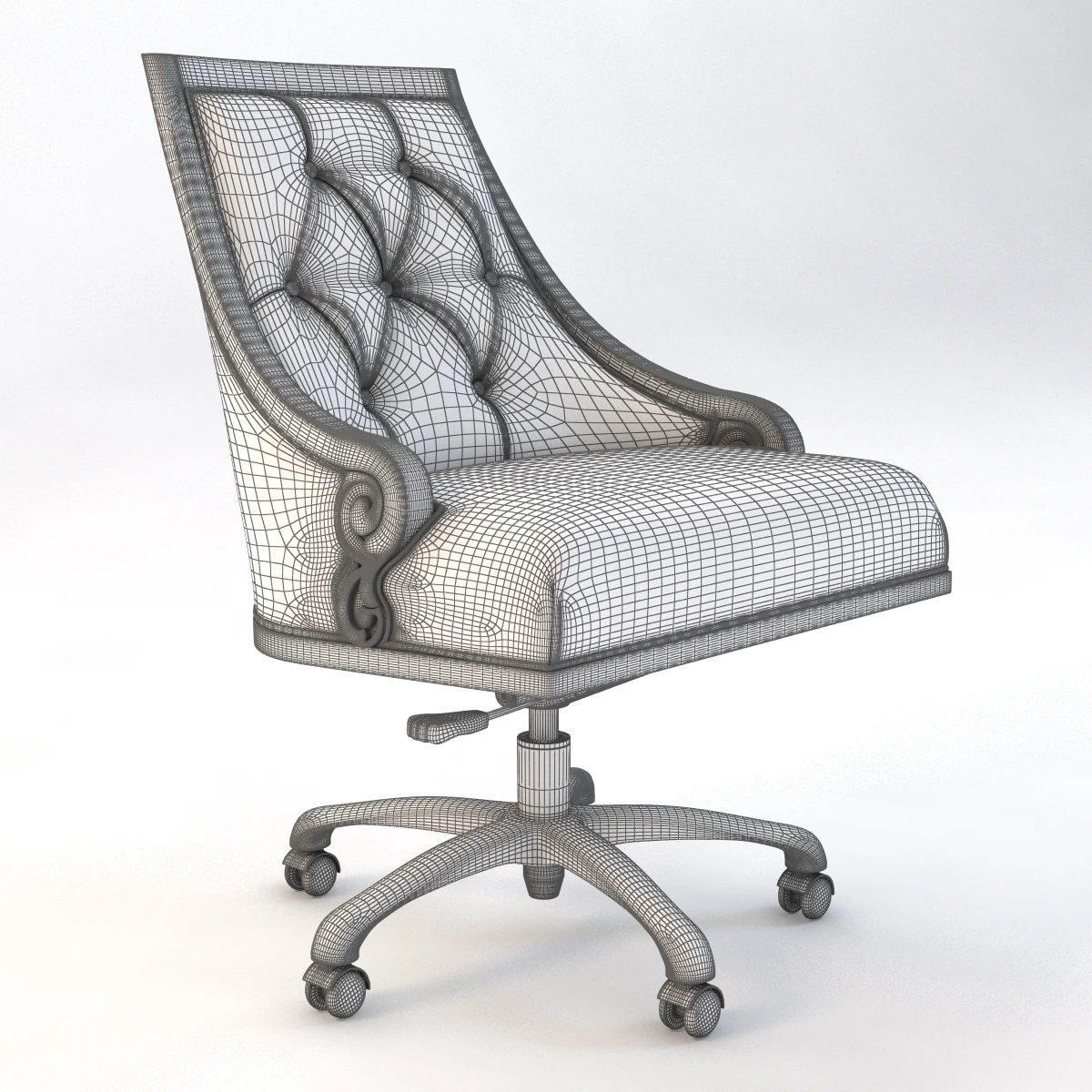 Megeve Tub Back Chair 3D Model_09