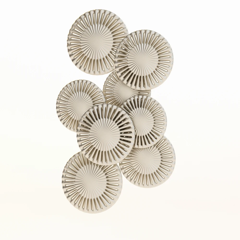 Metal Wall Sculpture 3D Model_01