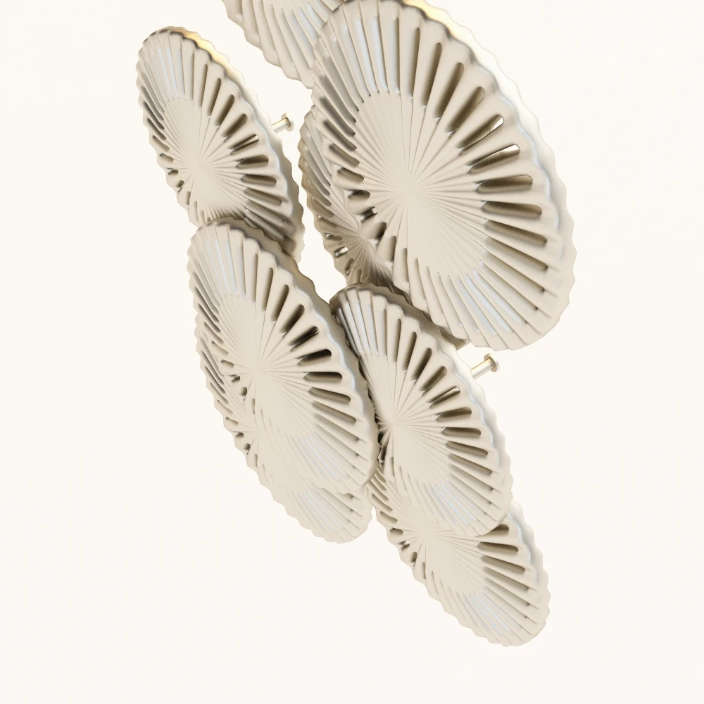 Metal Wall Sculpture 3D Model_04