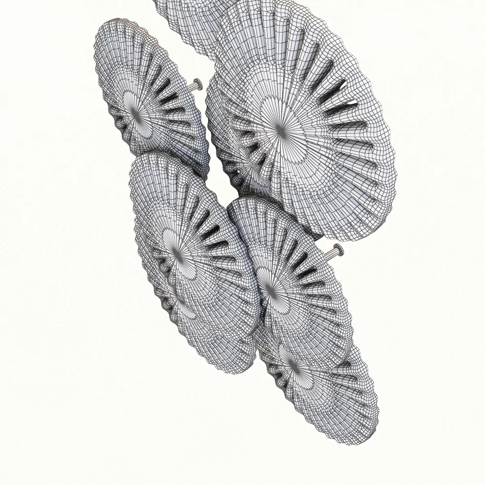 Metal Wall Sculpture 3D Model_06