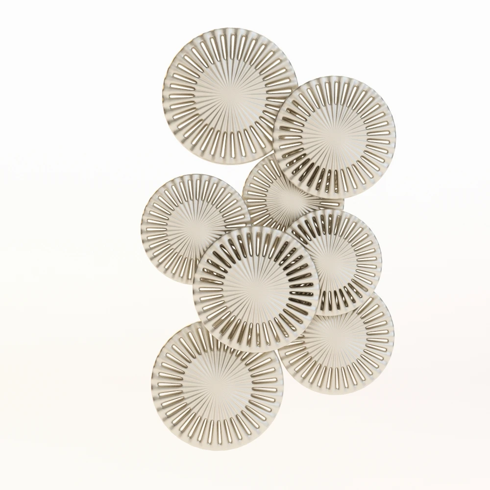 Metal Wall Sculpture 3D Model_03
