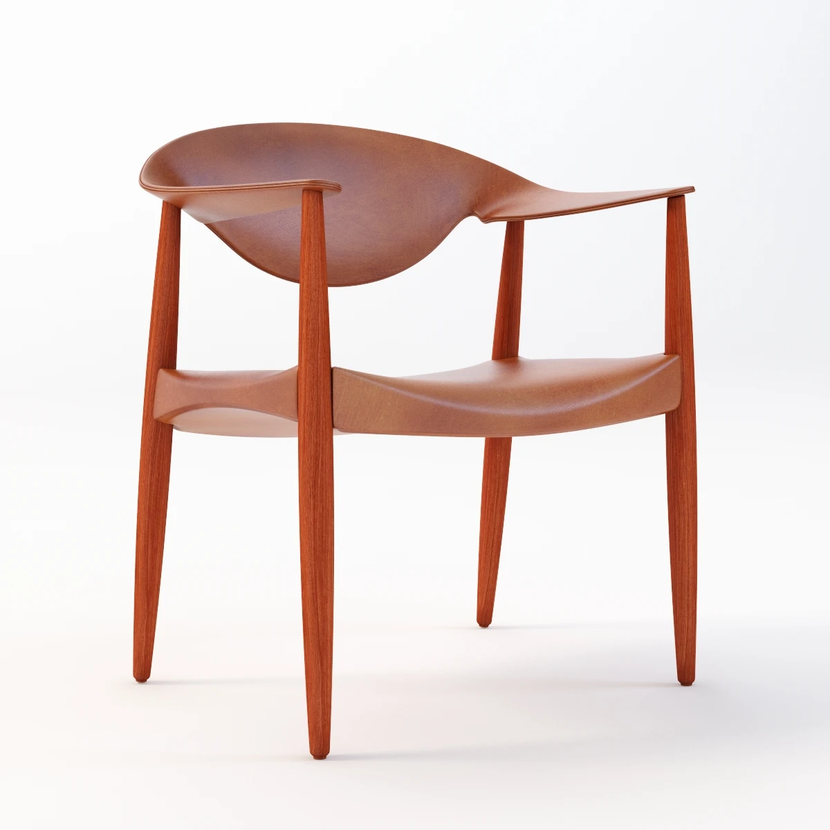 Metropolitan Chair Lm92 3D Model_01