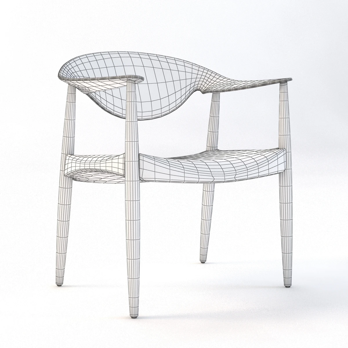 Metropolitan Chair Lm92 3D Model_08