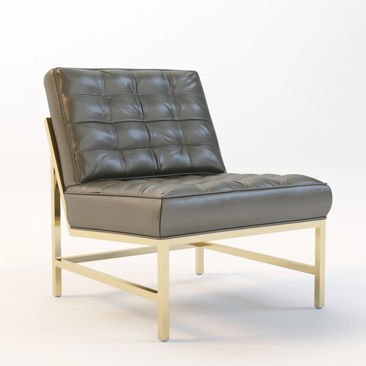 Mid Century Major Chair 3D Model_01