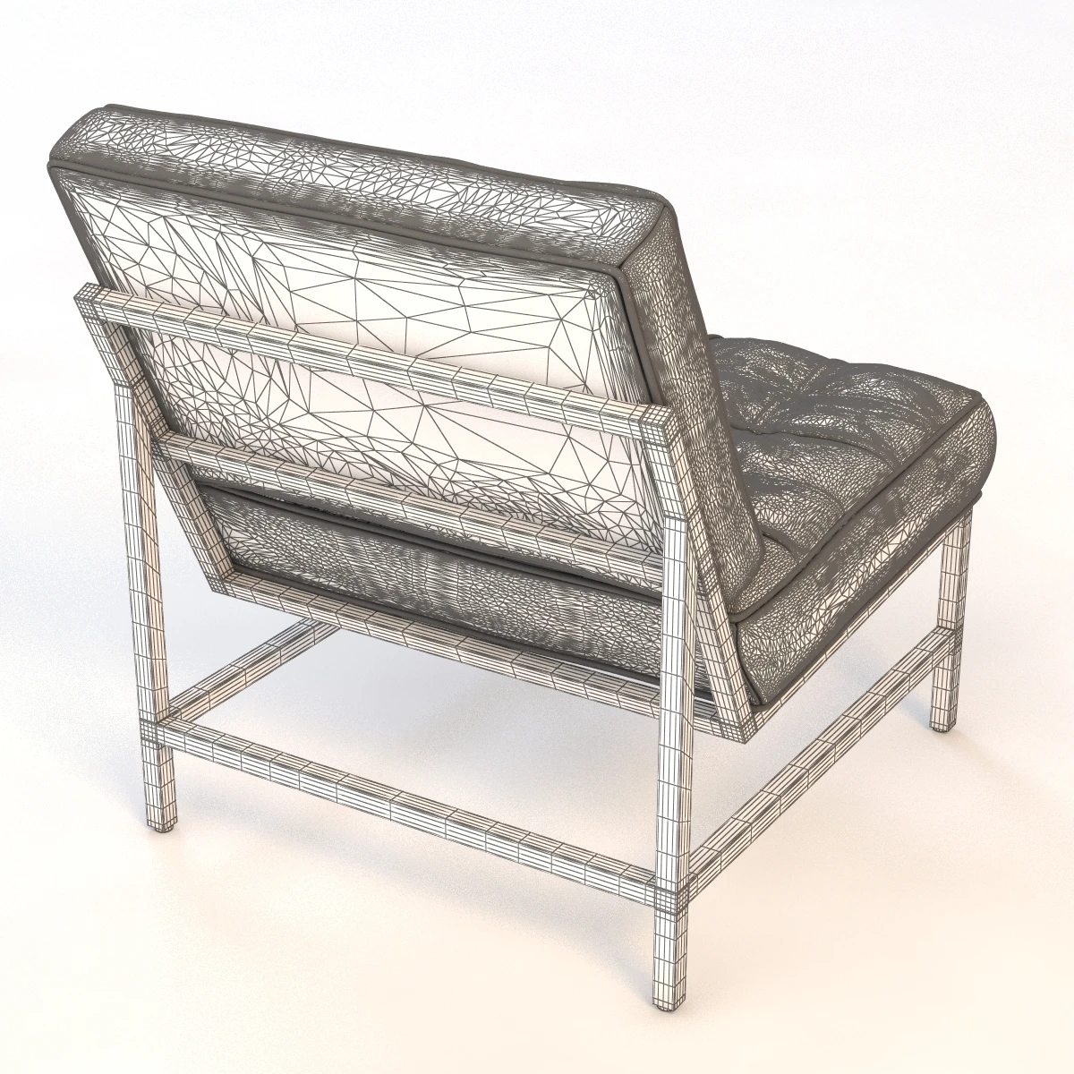 Mid Century Major Chair 3D Model_010