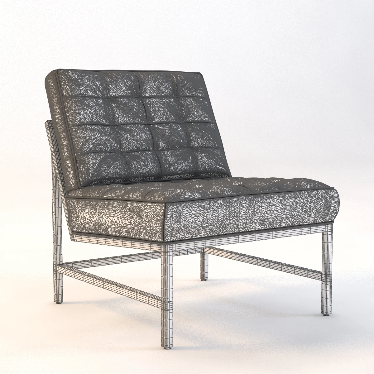 Mid Century Major Chair 3D Model_09