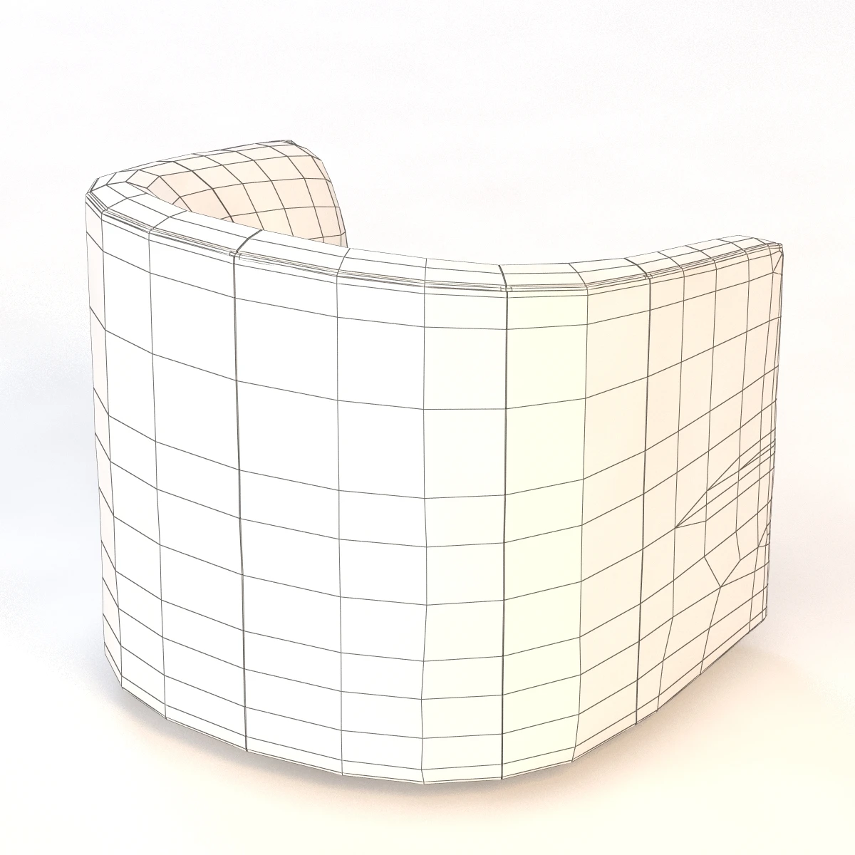 Milo Swivel Slipper Chair 3D Model_014