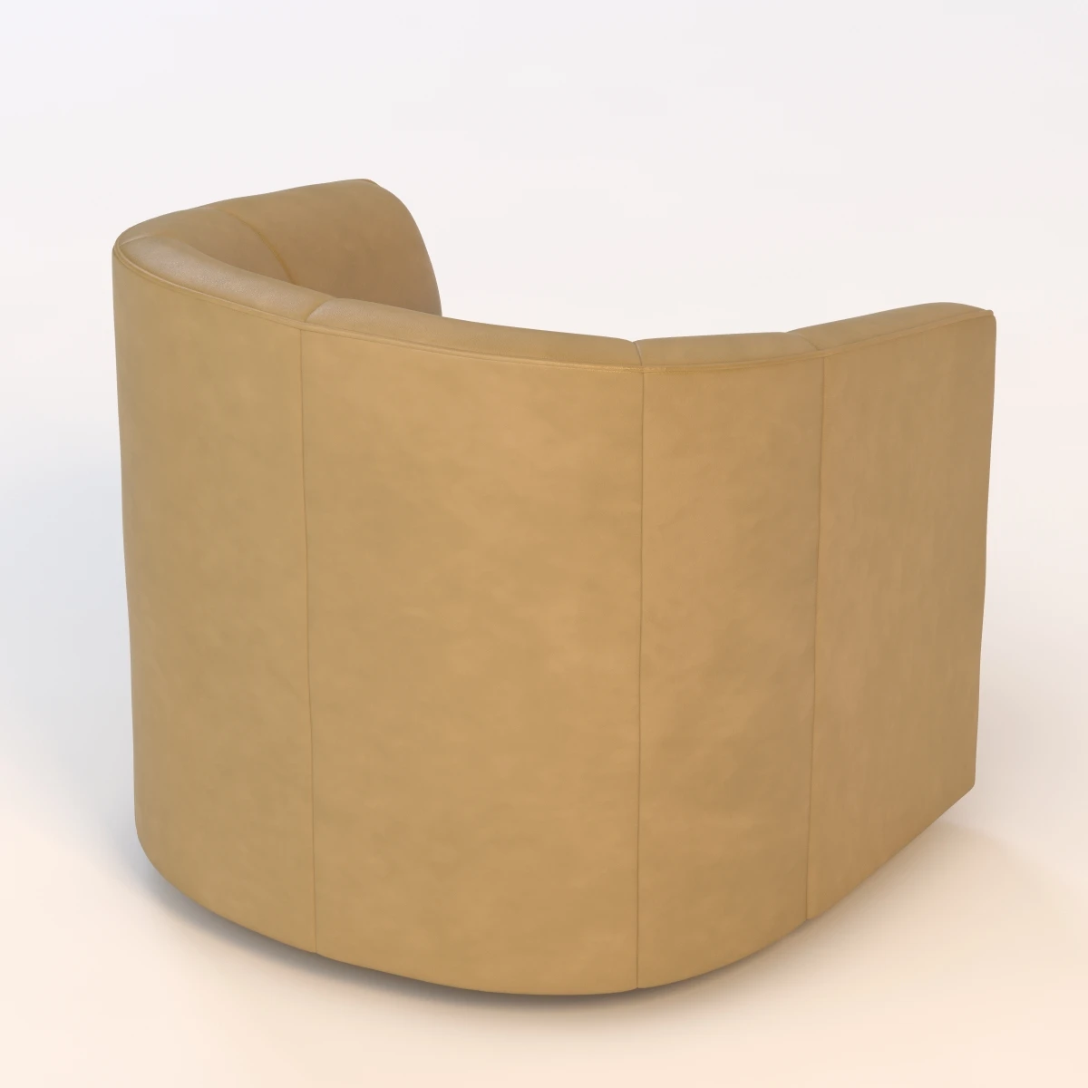 Milo Swivel Slipper Chair 3D Model_04