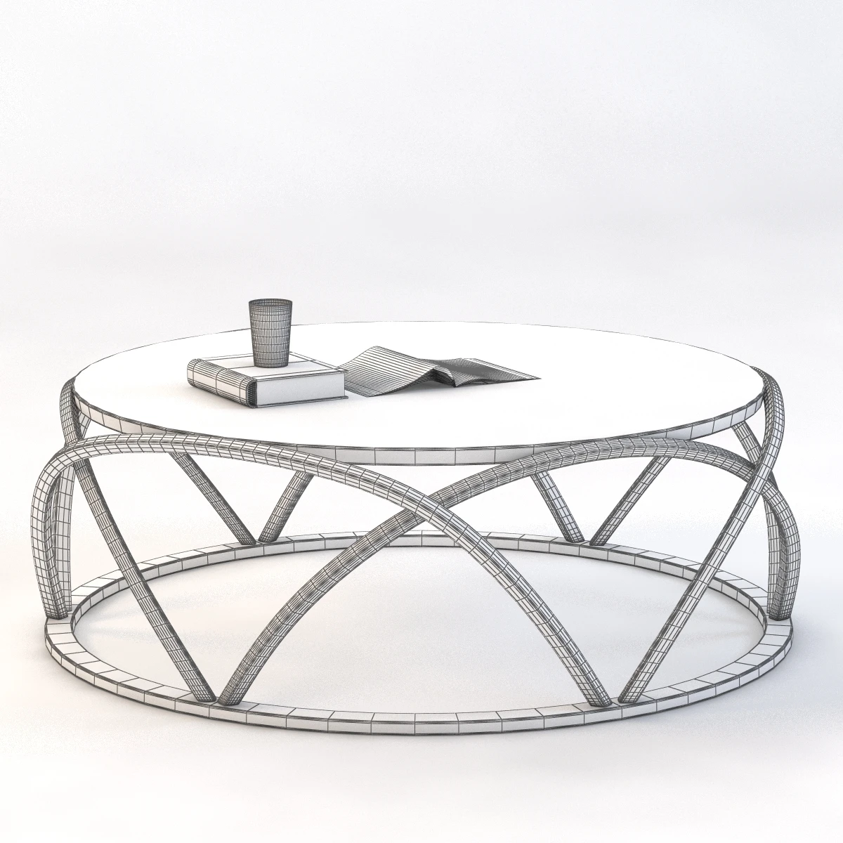 Ming Coffee Table 3D Model_09